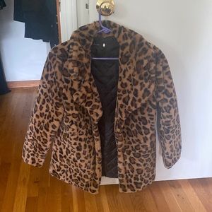 Cheetah print jacket